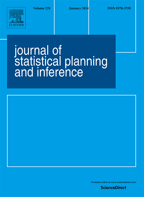 Go to journal home page - Journal of Statistical Planning and Inference